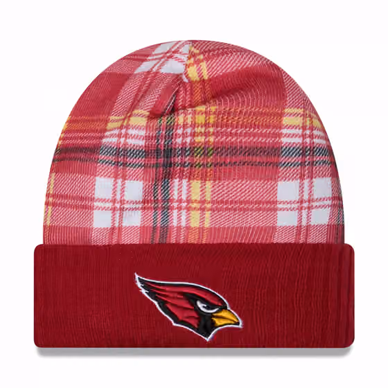 Arizona Cardinals 2024 NFL Sideline Statement New Era Knit Hat Red product photo