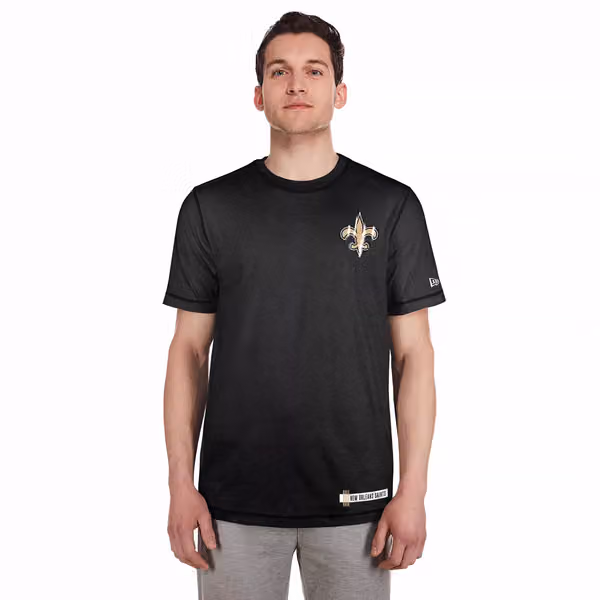 New Orleans Saints 2024 NFL Training New Era Performance T-Shirt view 1
