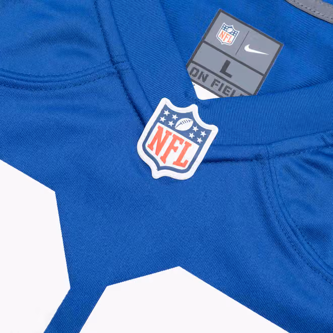 Jonathan Taylor #28 Indianapolis Colts Nike Game NFL Jersey Blue view 5