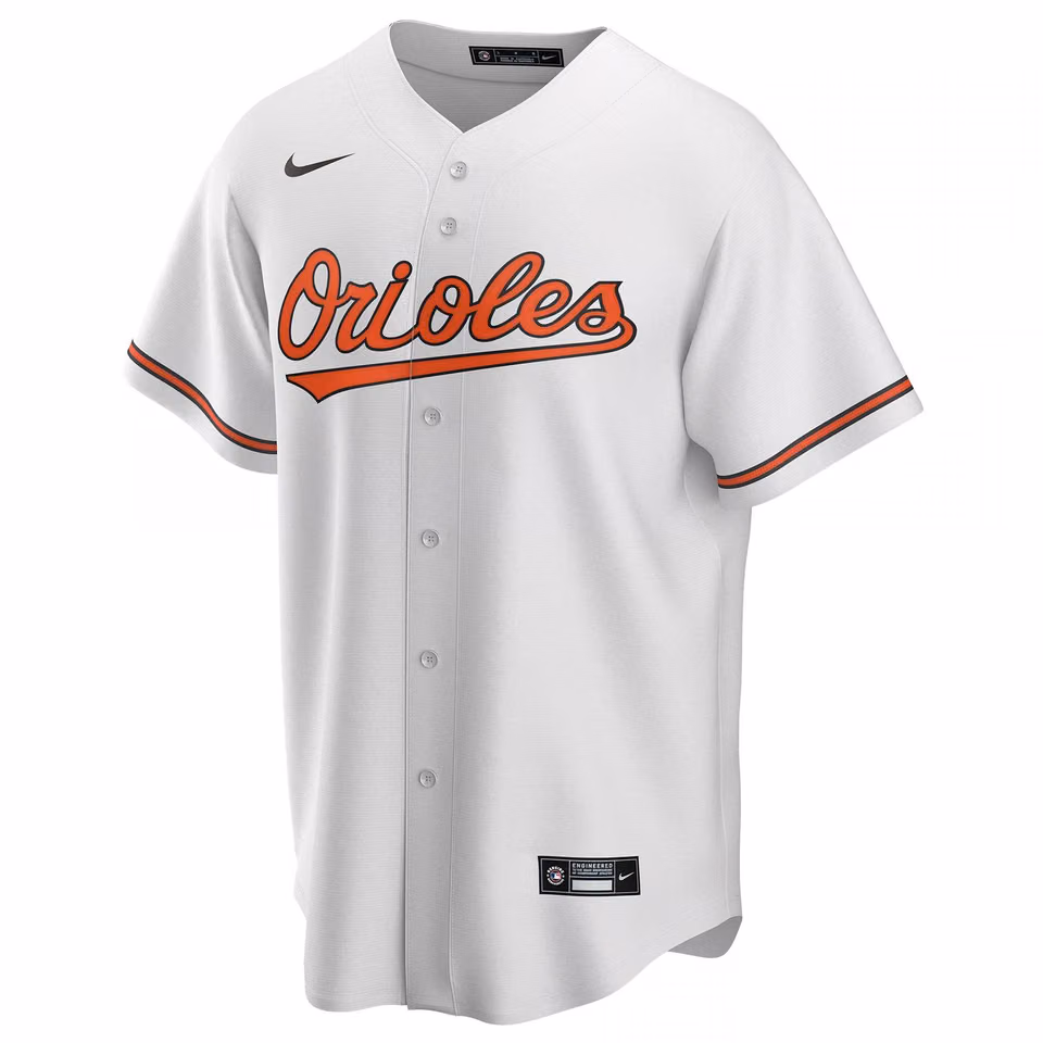 Baltimore Orioles Nike Replica MLB Home Jersey White view 1