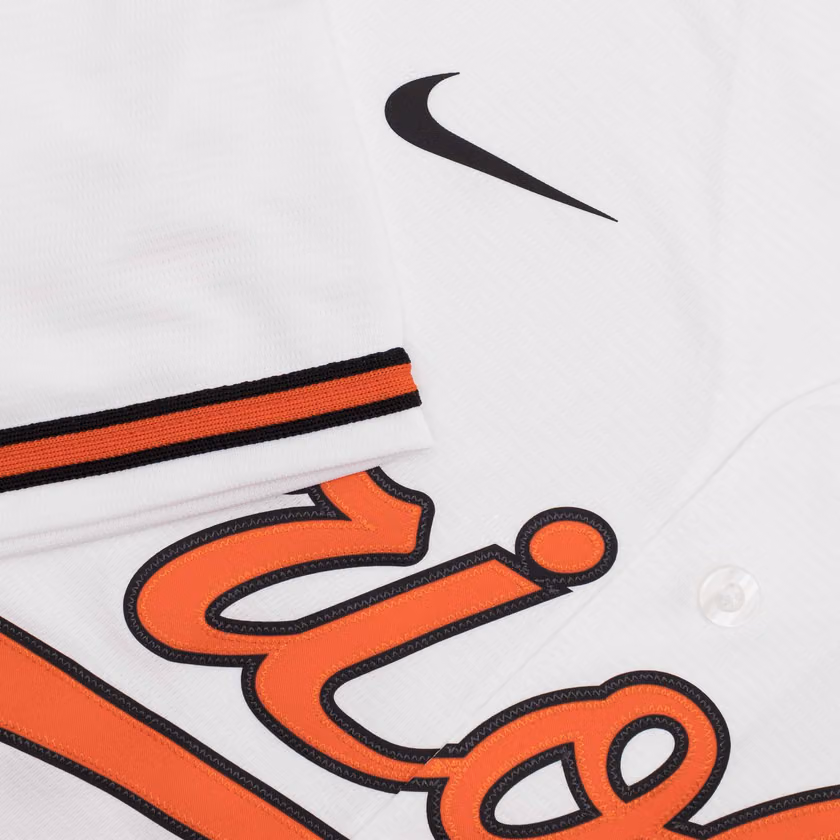 Baltimore Orioles Nike Replica MLB Home Jersey White view 5