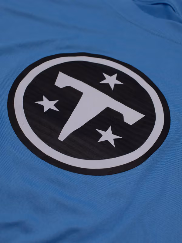Tennessee Titans 2026 NFL Sideline Lead The Charge Legend T-Shirt Blue view 3
