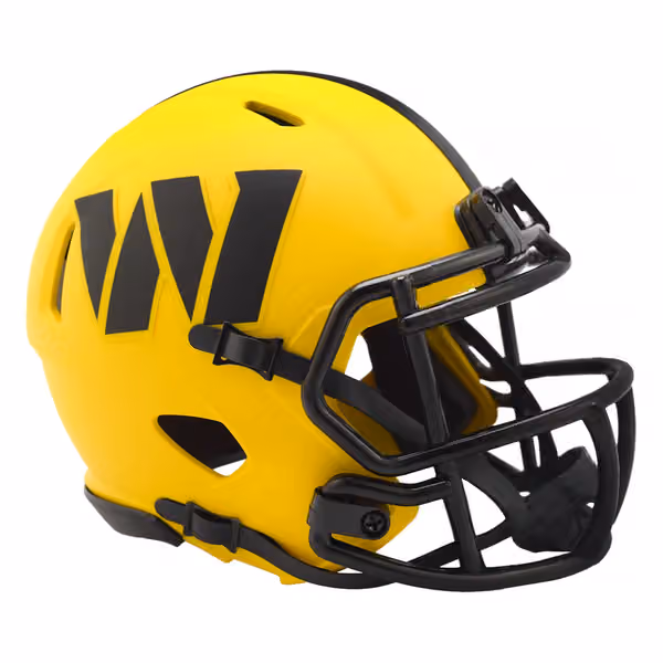 Washington Commanders Rave Alternate NFL Speed Mini Helmet Yellow view 1