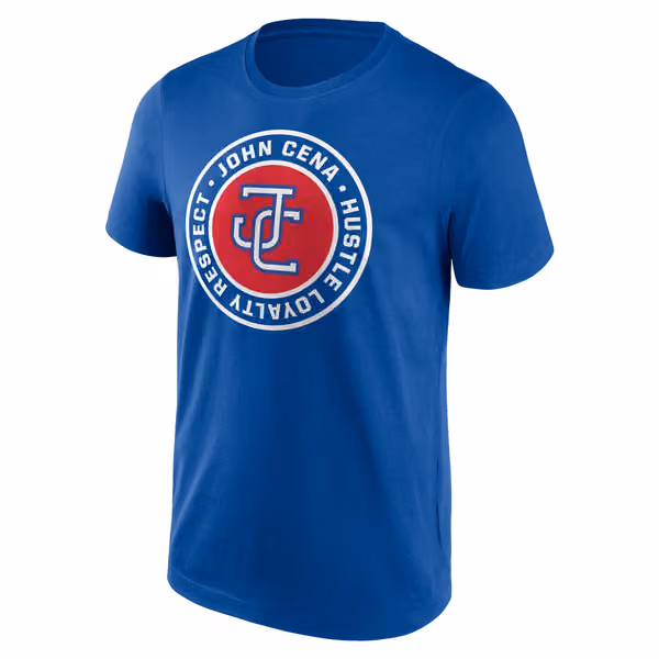 John Cena WWE Superstar T-Shirt Blue view 2
