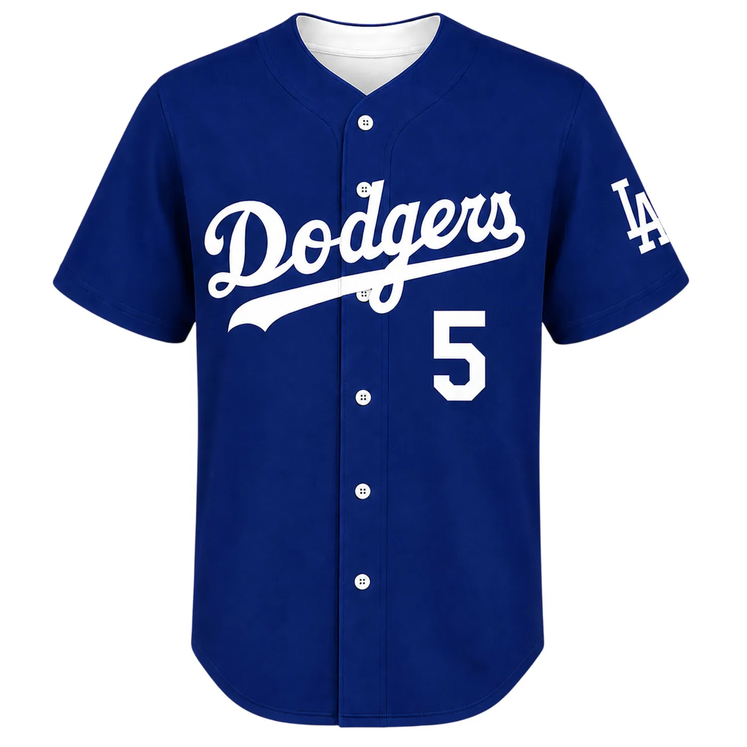 LA Dodgers Freddie Freeman Blue Jersey Bold Adult Kids