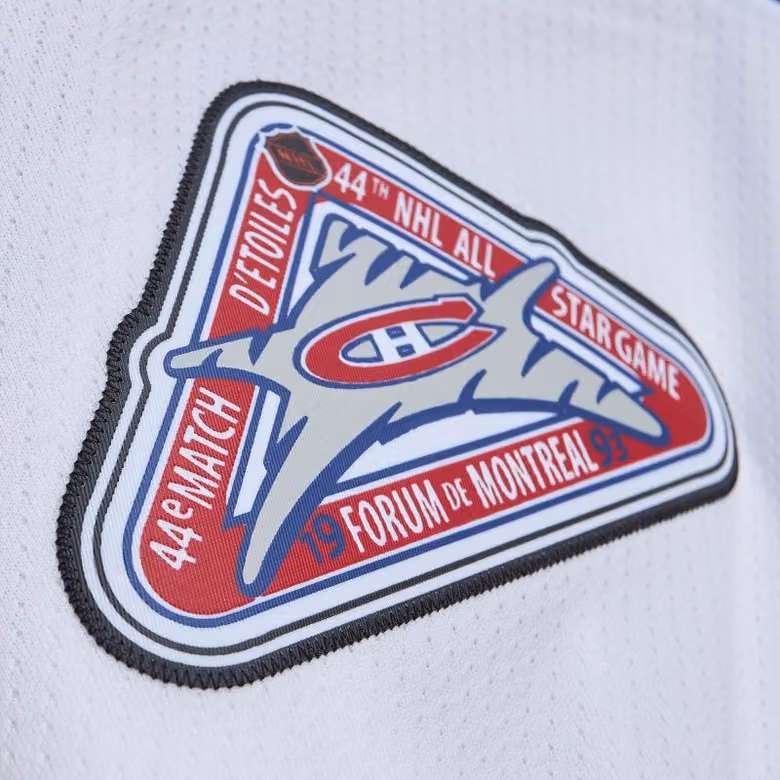 Patrick Roy #33 Montreal Canadiens 1992-93 Mitchell & Ness NHL Jersey view 4