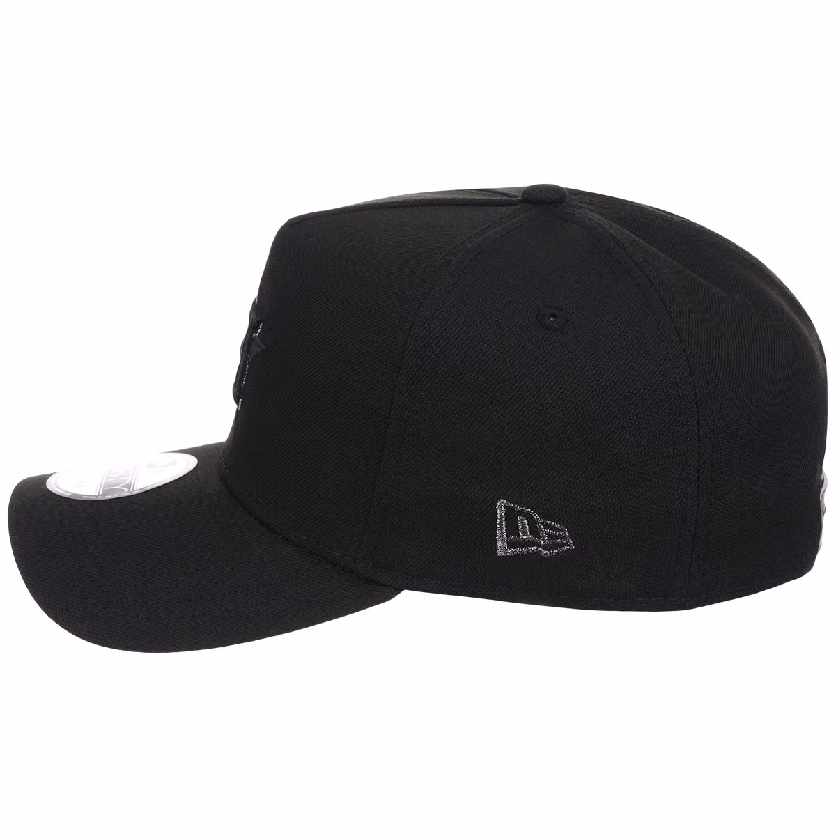 Houston Astros MLB Black x Pewter FASHION CORE New Era 9FORTY A-Frame detail view