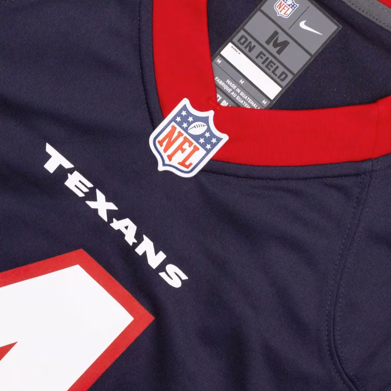 Deshaun Watson #4 Houston Texans Nike Game NFL Jersey Navy view 5