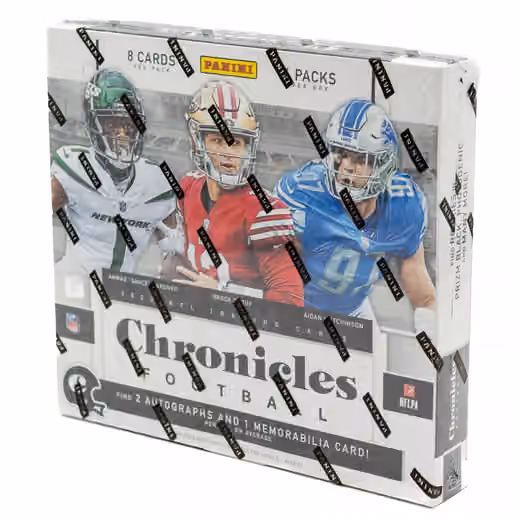 2022 Panini Chronicles Football NFL Hobby Box view 1