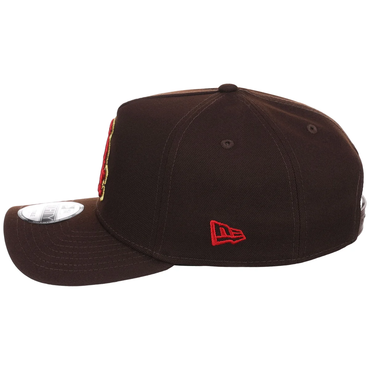 Chicago White Sox MLB Burnt Wood FASHION CORE New Era 9FORTY A-Frame detail view