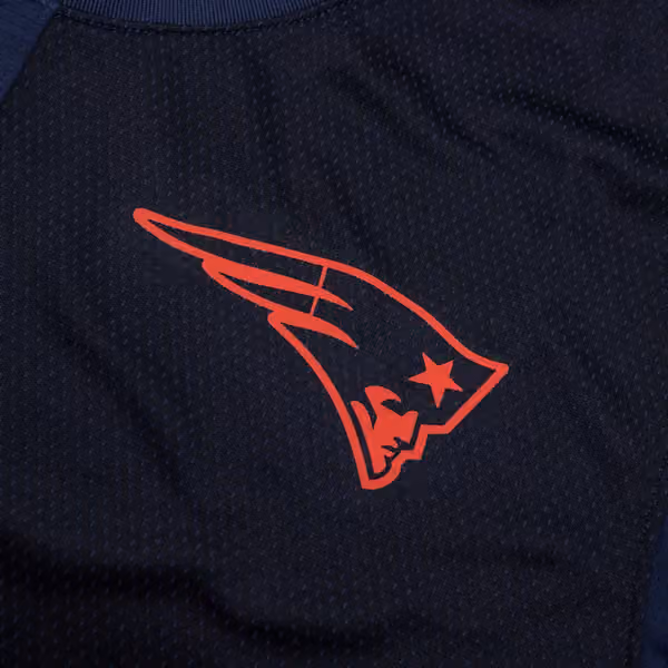 New England Patriots 2025 NFL Sideline Nike Dri-FIT Coach UV Top Navy view 3