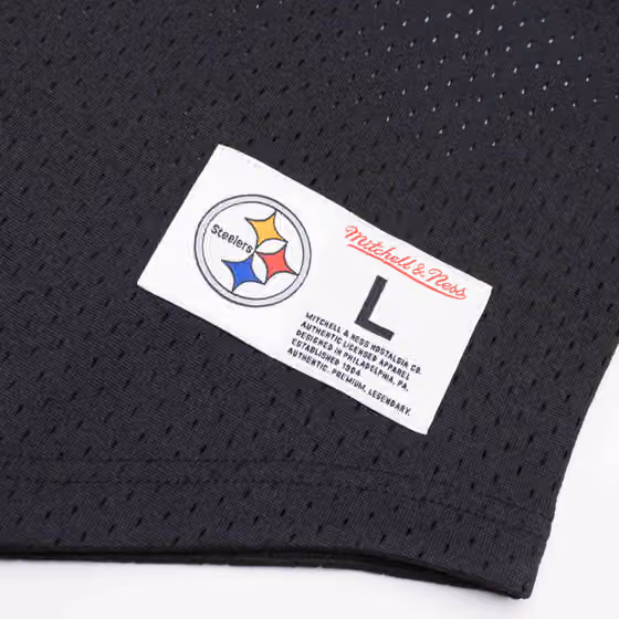 Pittsburgh Steelers Mitchell & Ness Camo Reflective NFL Crew Mesh Jersey view 4