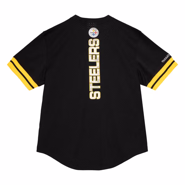 Pittsburgh Steelers Mitchell & Ness Camo Reflective NFL Crew Mesh Jersey view 2
