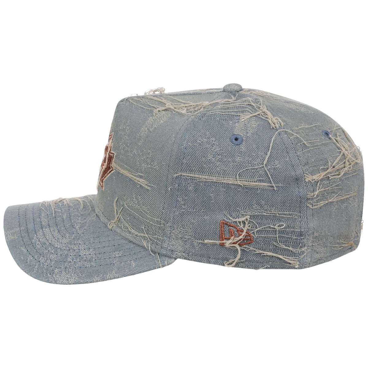 Toronto Blue Jays MLB Oxidized Denim New Era 9FORTY A-Frame detail view