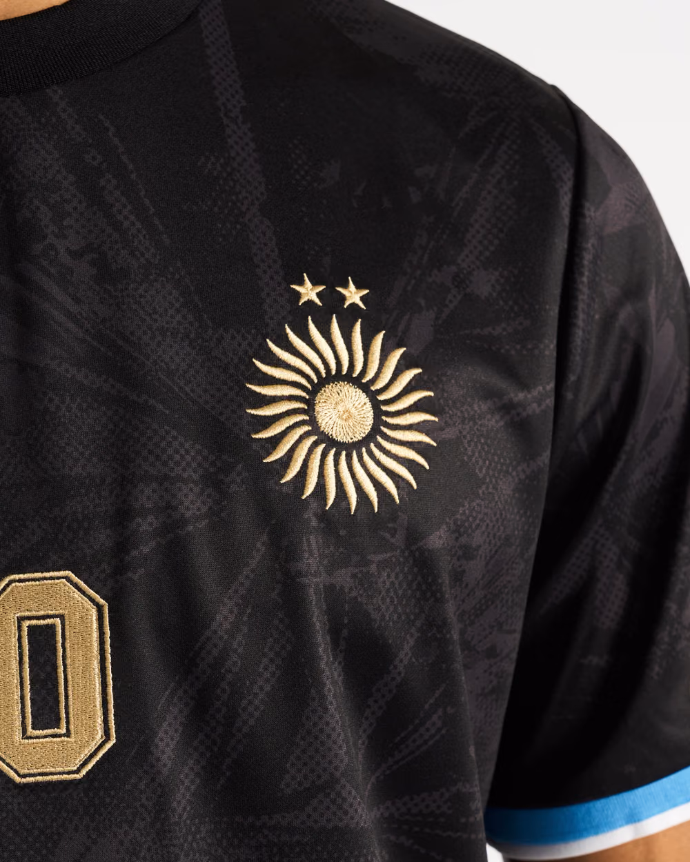 Jersevo Custom Personalized Maradona collection Jersey crest detail