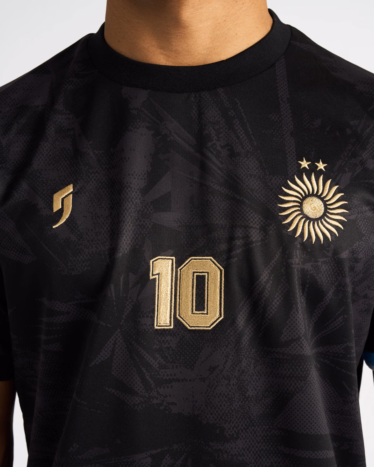 Jersevo Custom Personalized Maradona collection Jersey crest detail