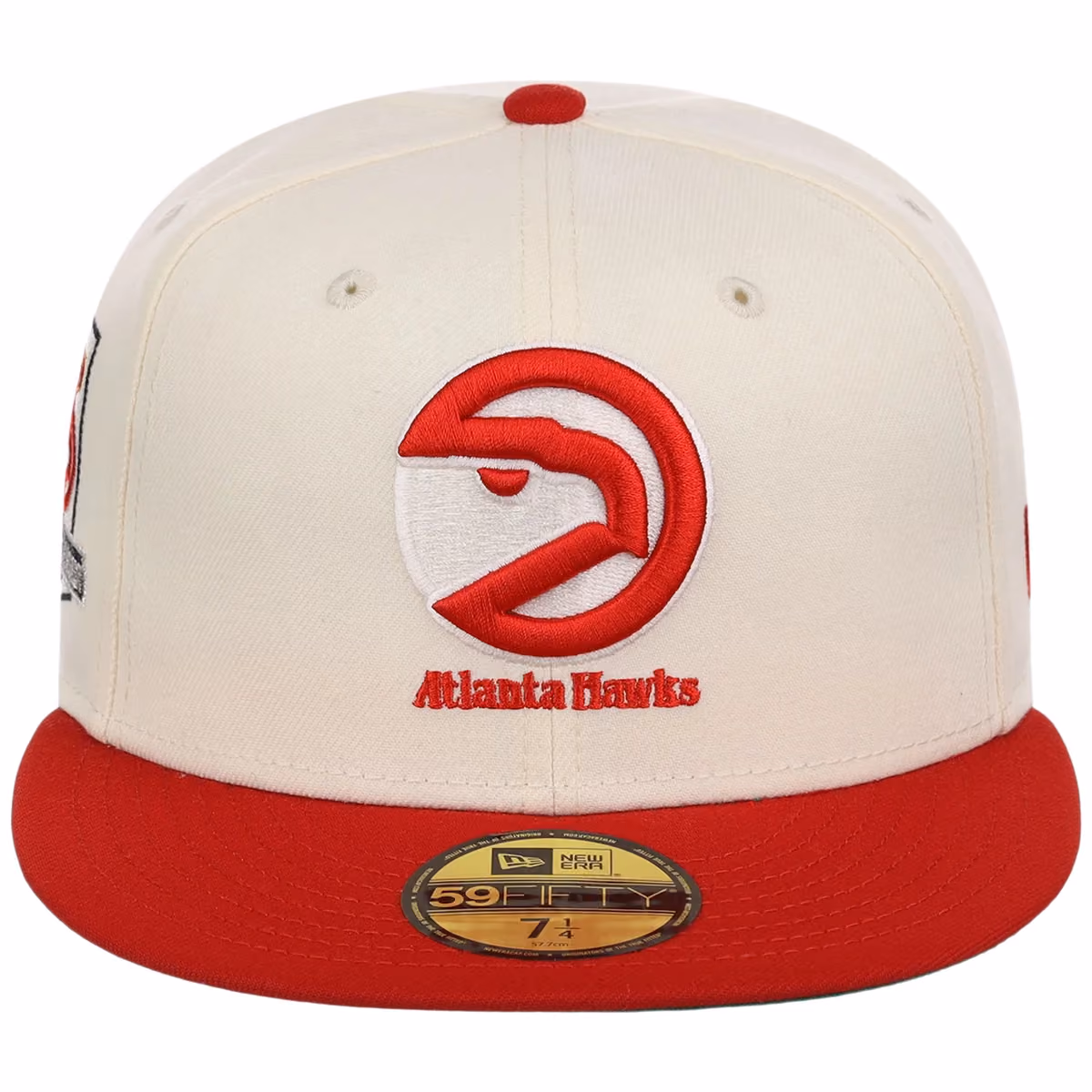 Atlanta Hawks NBA Chrome OTC New Era 59FIFTY (Chrome/Red) detail view