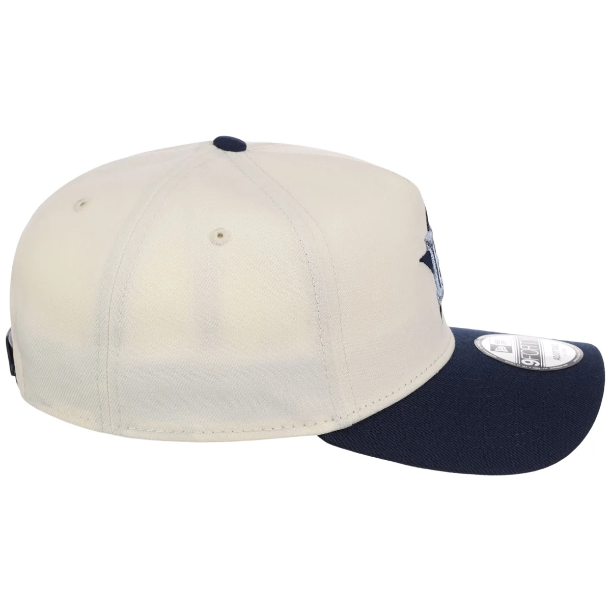Houston Astros MLB Chrome x Navy FASHION CORE New Era 9FORTY A-Frame detail view