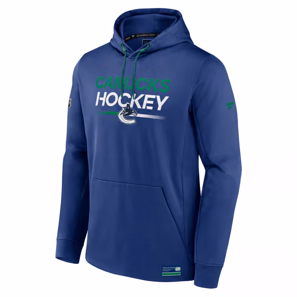 Vancouver Canucks 2023/24 Authentic Pro Locker Room NHL Hoodie view 1