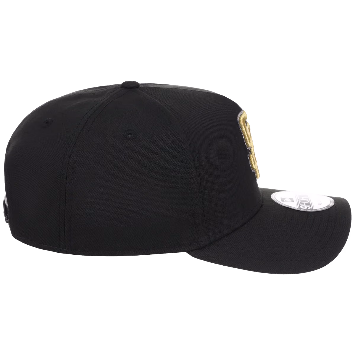 San Diego Padres MLB Black x Gold FASHION CORE New Era 9FORTY A-Frame detail view