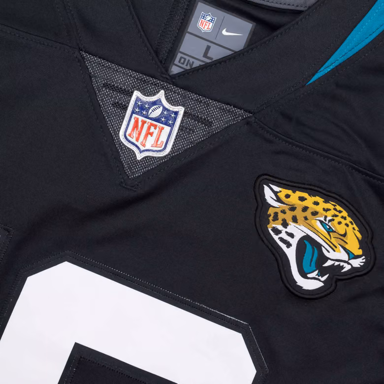 Trevor Lawrence #16 Jacksonville Jaguars Nike Vapor Limited NFL Jersey Black view 5