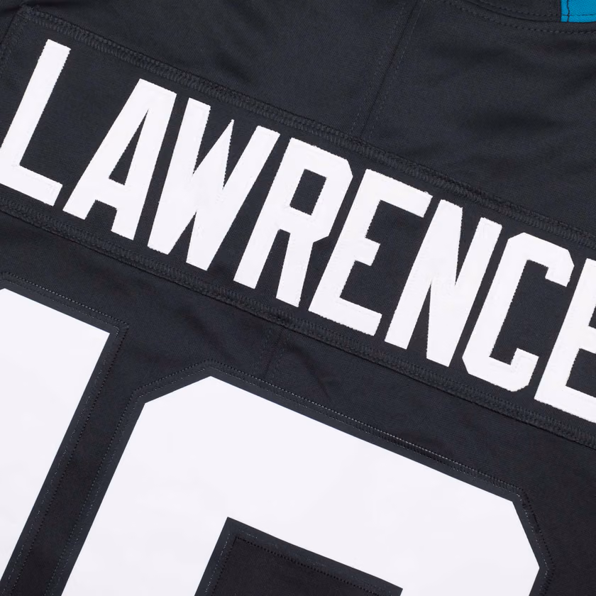 Trevor Lawrence #16 Jacksonville Jaguars Nike Vapor Limited NFL Jersey Black view 4