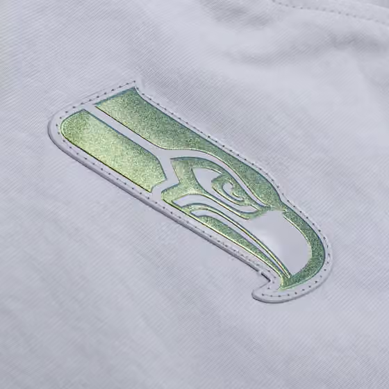Seattle Seahawks 2025 Rivalries Sideline Bomber Jacke Grey view 4