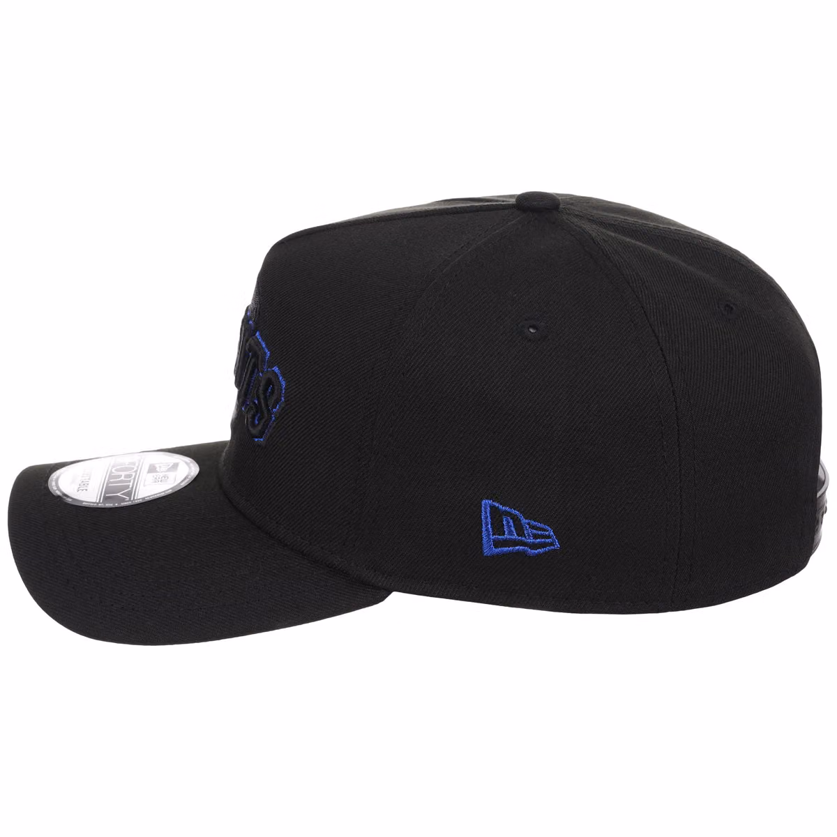 San Francisco Giants MLB Black x Royal FASHION CORE New Era 9FORTY A-Frame detail view