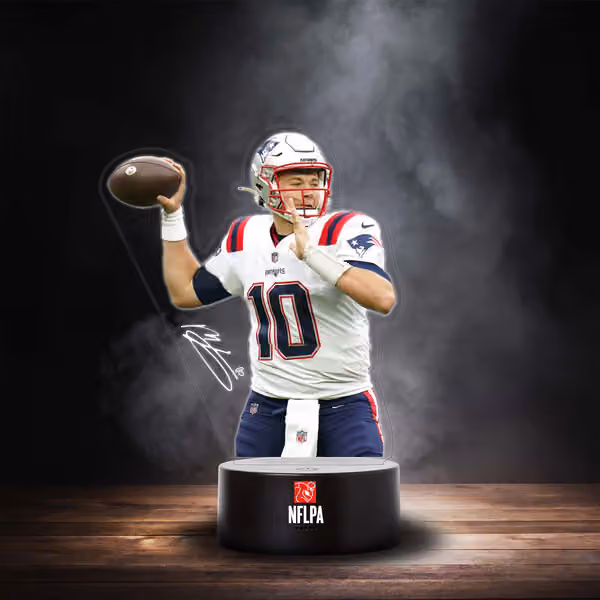 Mac Jones New England Patriots NFLPA LED Sign view 1