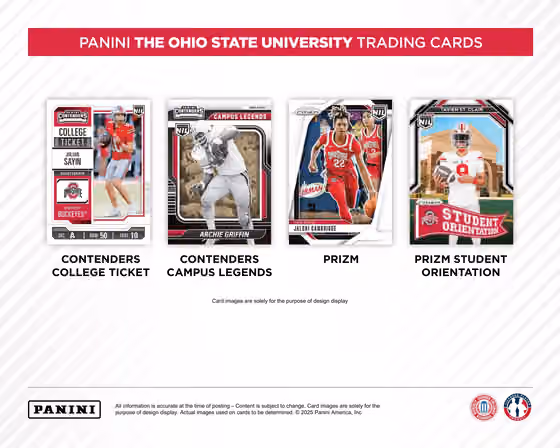2025 Panini NIL The Ohio State University Hobby Box view 2