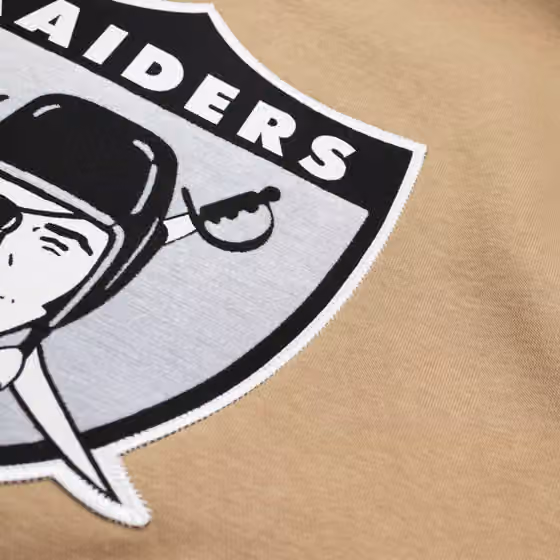Las Vegas Raiders Swing Pass NFL Rewind Club Crew Beige view 3