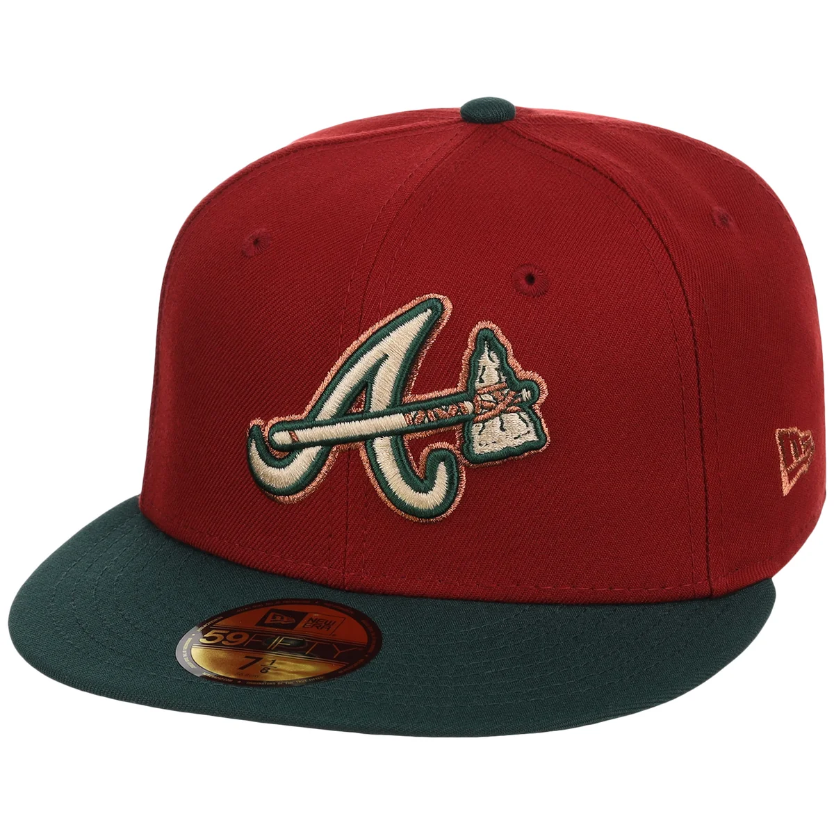 Atlanta Braves MLB Terra Verde New Era 59FIFTY detail view
