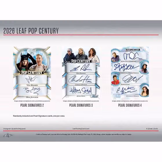 2026 Leaf Metal Pop Century Hobby Box view 4