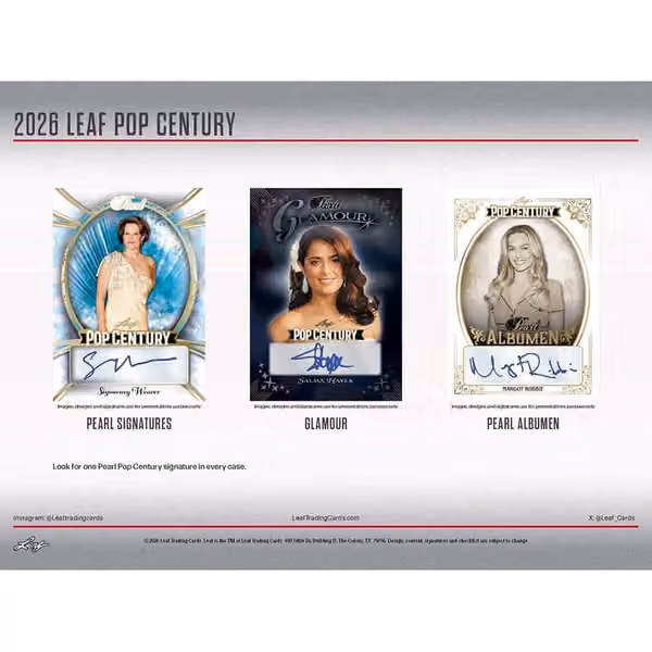 2026 Leaf Metal Pop Century Hobby Box view 3