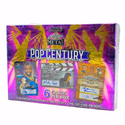2026 Leaf Metal Pop Century Hobby Box view 1