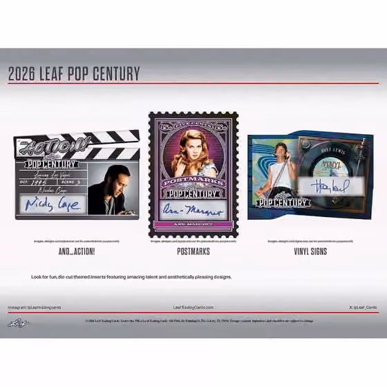 2026 Leaf Metal Pop Century Hobby Box view 2