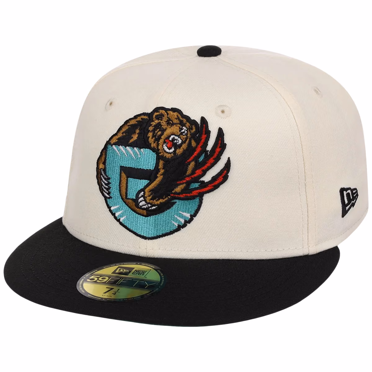 Vancouver Grizzlies NBA Chrome OTC New Era 59FIFTY (Chrome/Black) detail view