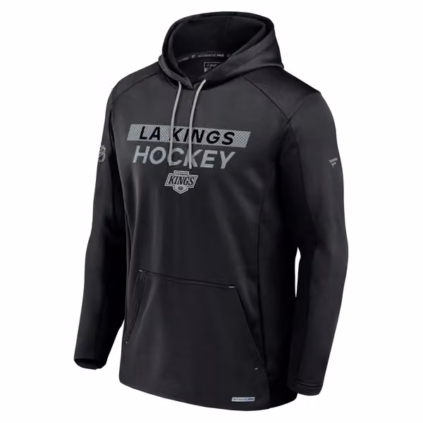 Los Angeles Kings 2024/25 Authentic Pro Rink Tech NHL Hoodie Black view 1