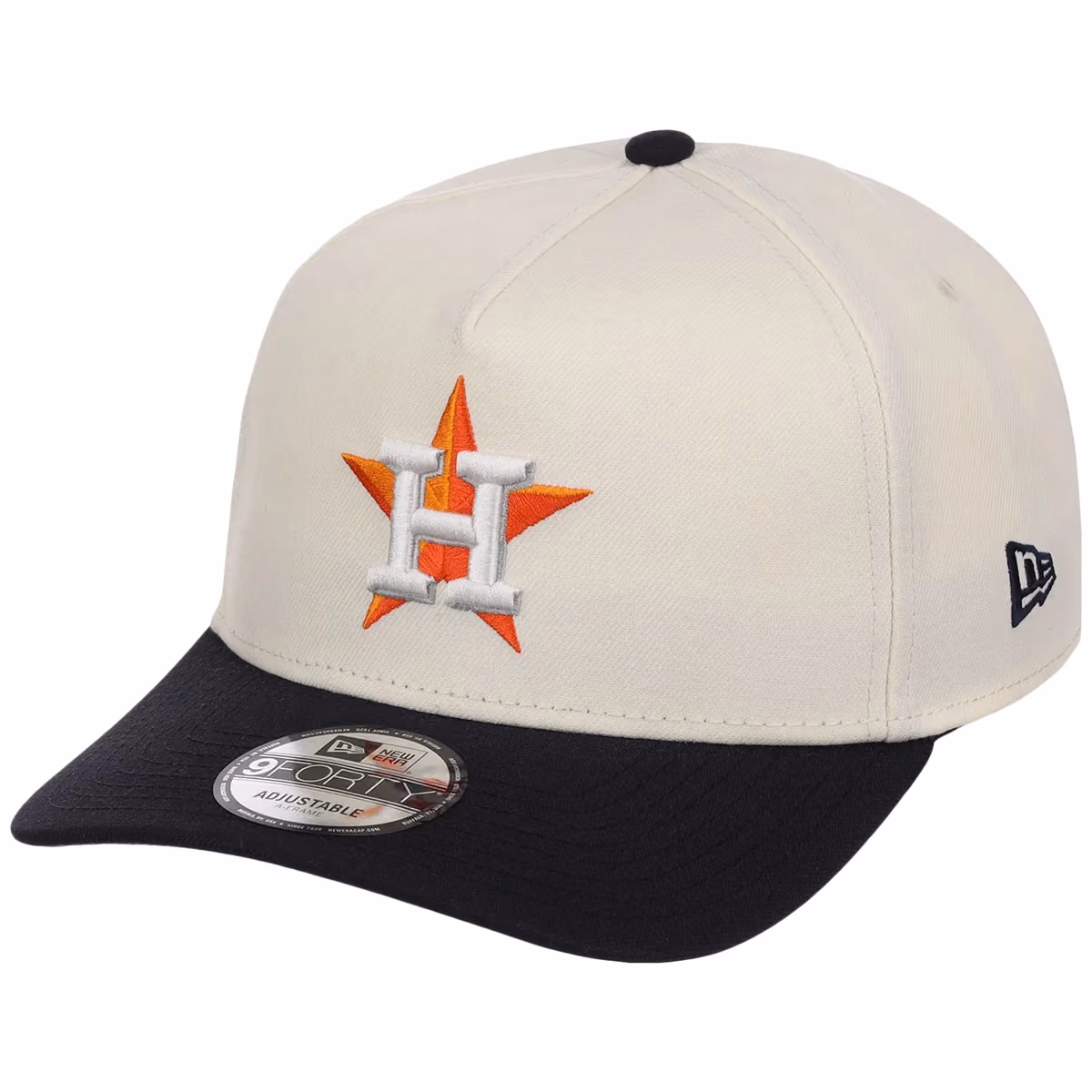 Houston Astros MLB Chrome OTC New Era 9FORTY A-Frame detail view