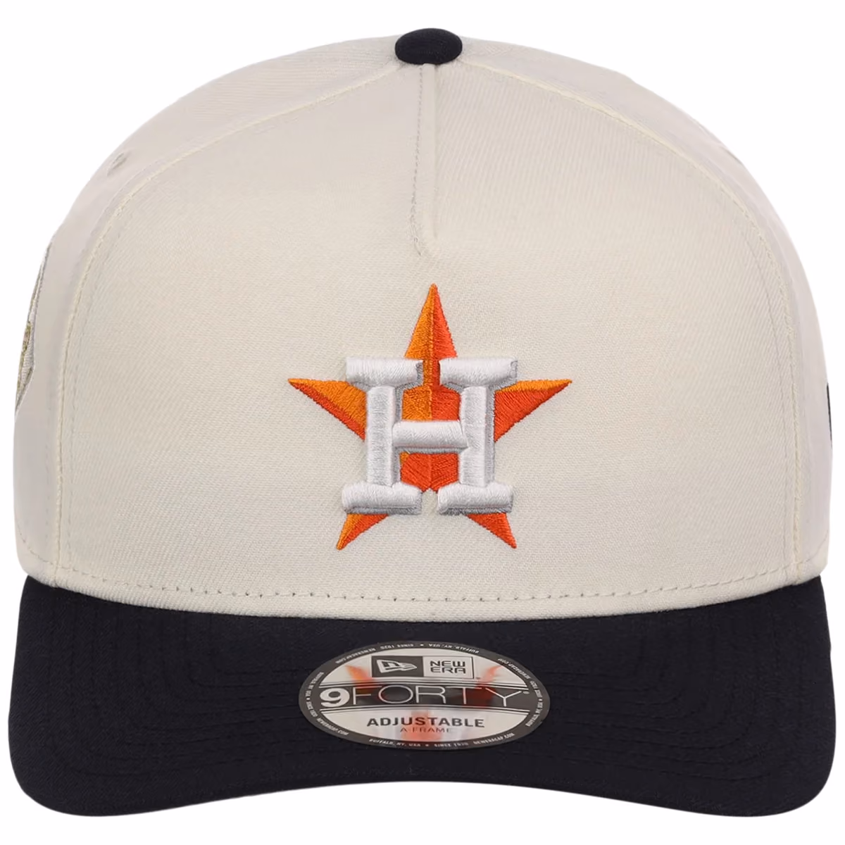 Houston Astros MLB Chrome OTC New Era 9FORTY A-Frame detail view