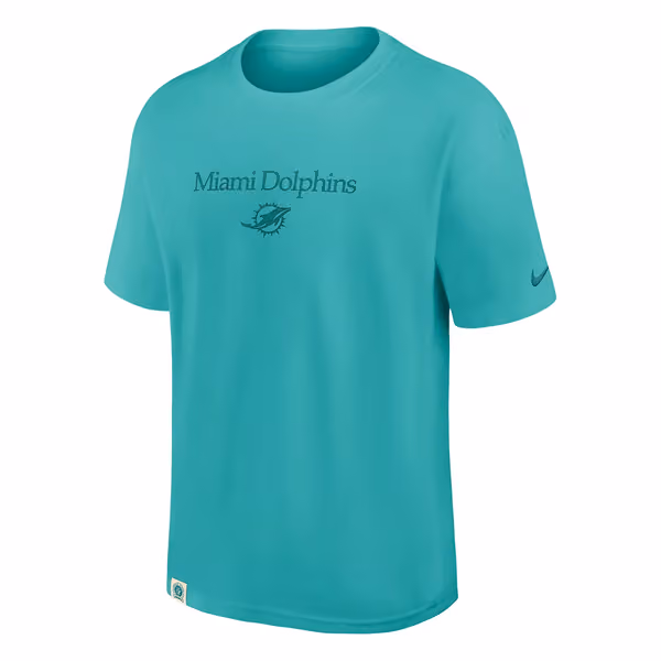 Miami Dolphins Nike Glory Max 90 NFL T-Shirt Aqua view 1