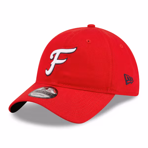 Fredericksburg Nationals New Era 9TWENTY Adjustable MiLB Cap Red product photo