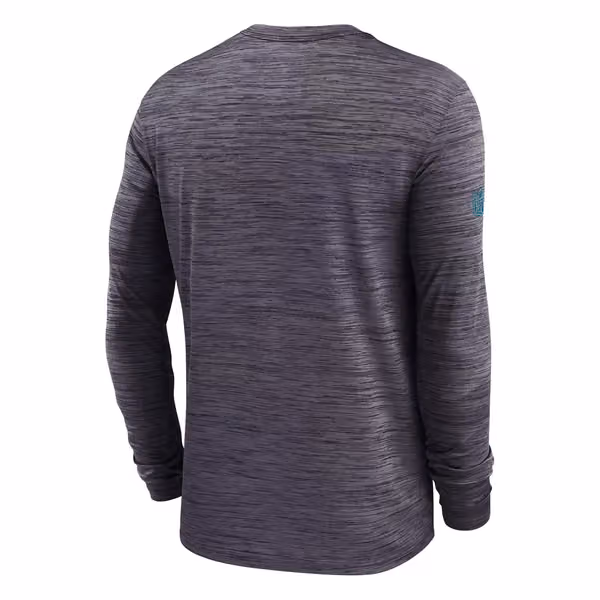 Jacksonville Jaguars 2025 NFL Sideline Nike Velocity Performance Long Sleeve T-Shirt Gray view 2