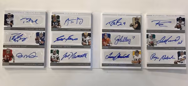 2018 Panini National Treasures Football Hobby Box NFL view 5