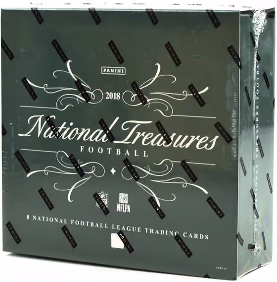 2018 Panini National Treasures Football Hobby Box NFL view 1