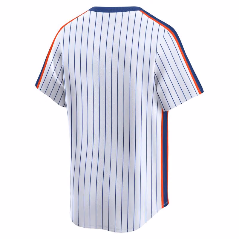 New York Mets Cooperstown Nike Limited MLB Jersey White view 2