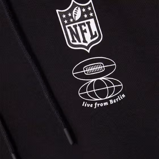 2025 NFL Berlin Game L&L '18 Street NFL Hoodie Black view 4