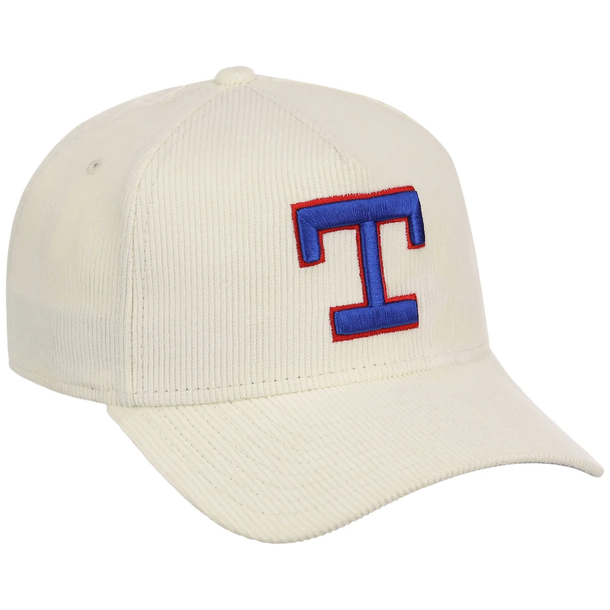 Texas Rangers MLB Chrome Cord FASHION CORE New Era 9FORTY A-Frame front view