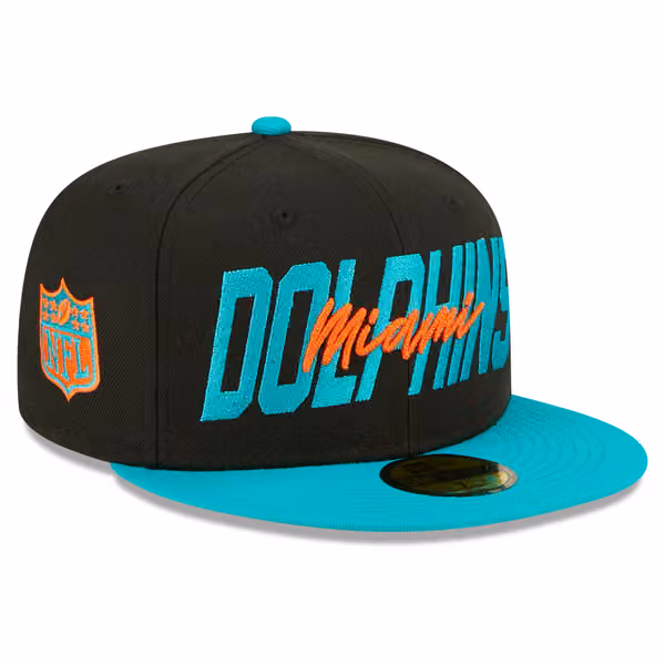 Miami Dolphins 2022 NFL Draft On-Stage New Era 59FIFTY Fitted Cap product photo