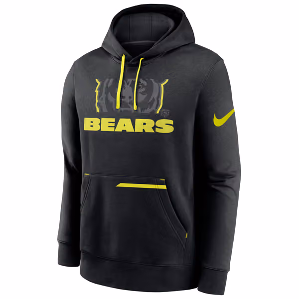 Chicago Bears Nike VOLT NFL Hoodie Black view 1